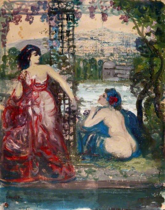 Gitteret - Charles Conder