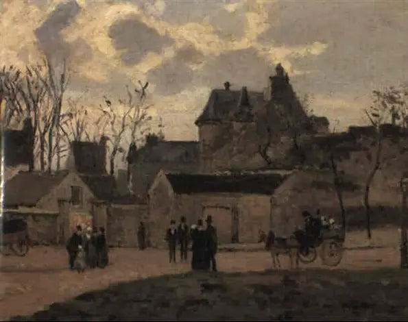 Pontoise Domstol, Saint-Louis Plads - Camille Pissarro