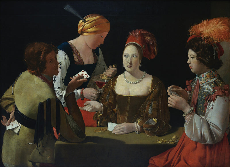 Cheat med firkanten - Georges de La Tour