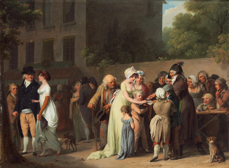 Bluffmesteren på boulevardet - Louis-Léopold Boilly