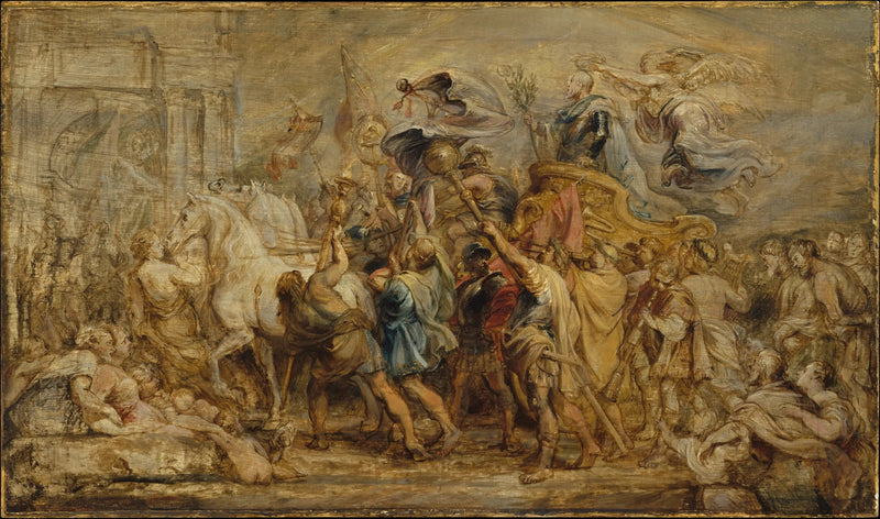 Sejrgangen for Henri IV - Peter Paul Rubens