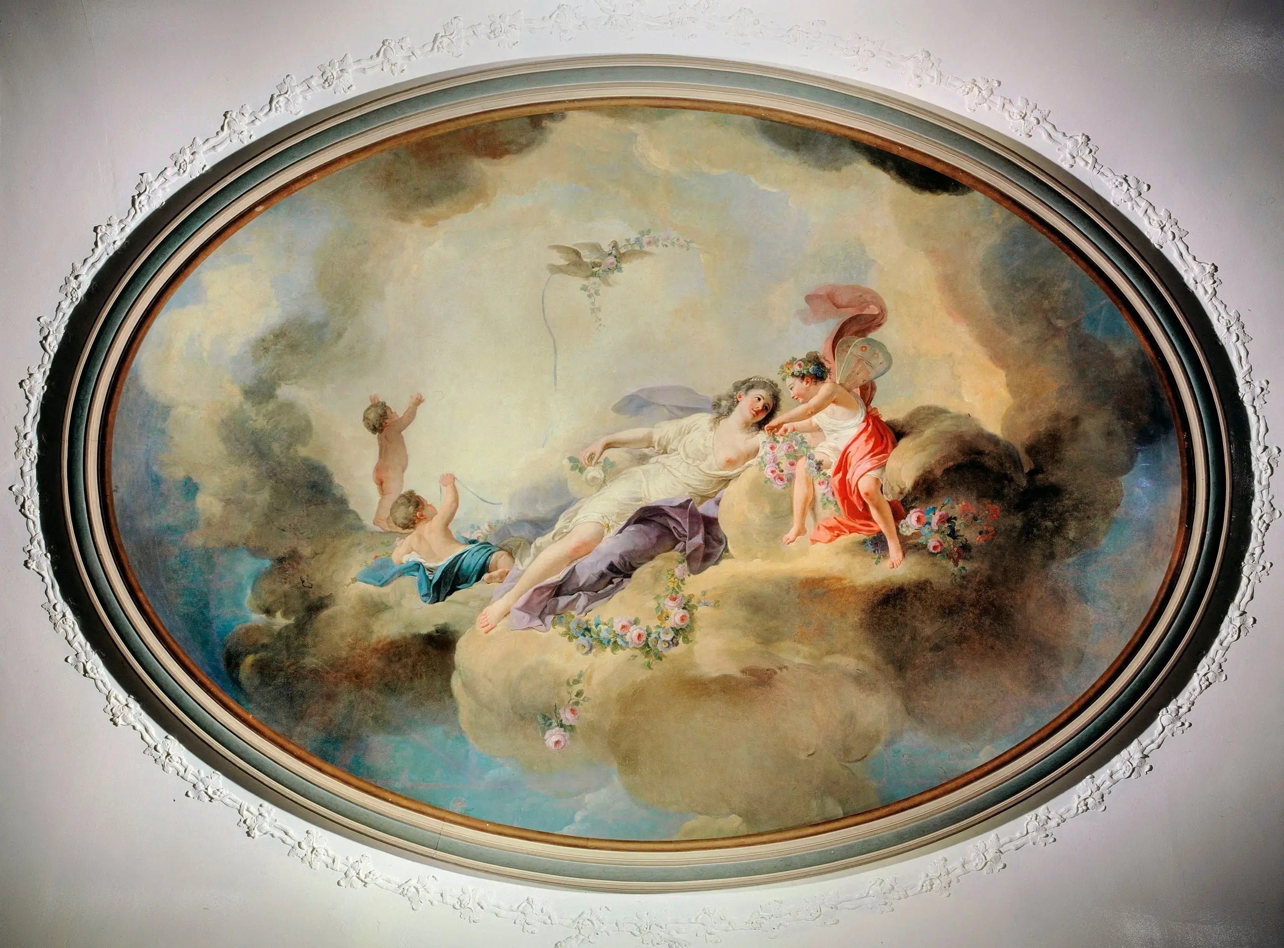 Le triomphe de Flore - Louis Jean François Lagrenée - Alpha Reproduction