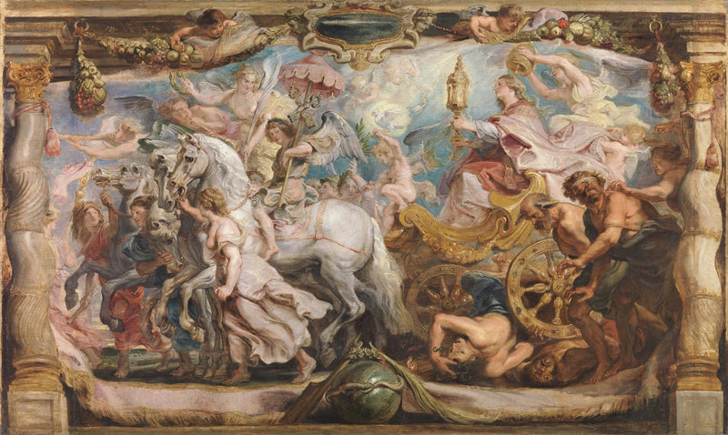 Sejrgangen for Kirken - Peter Paul Rubens
