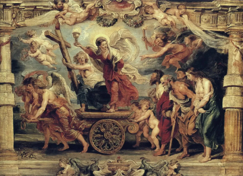 Sejrgangen for den katolske tro - Peter Paul Rubens