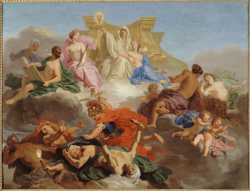 Sejrsgudinden for Retfærdighed - Jean-Baptiste Jouvenet