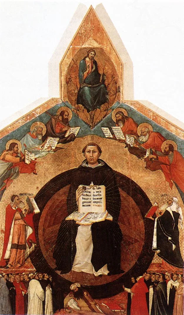 Saint Thomas Aquinas' Sejr - Lippo Memmi