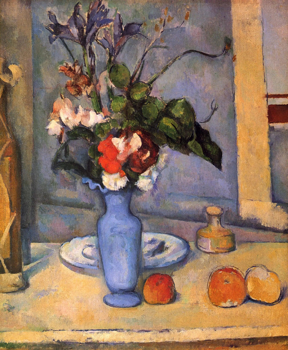 Le Vase bleu - Paul Cézanne image 1 copie peinte à la main à l’huile
