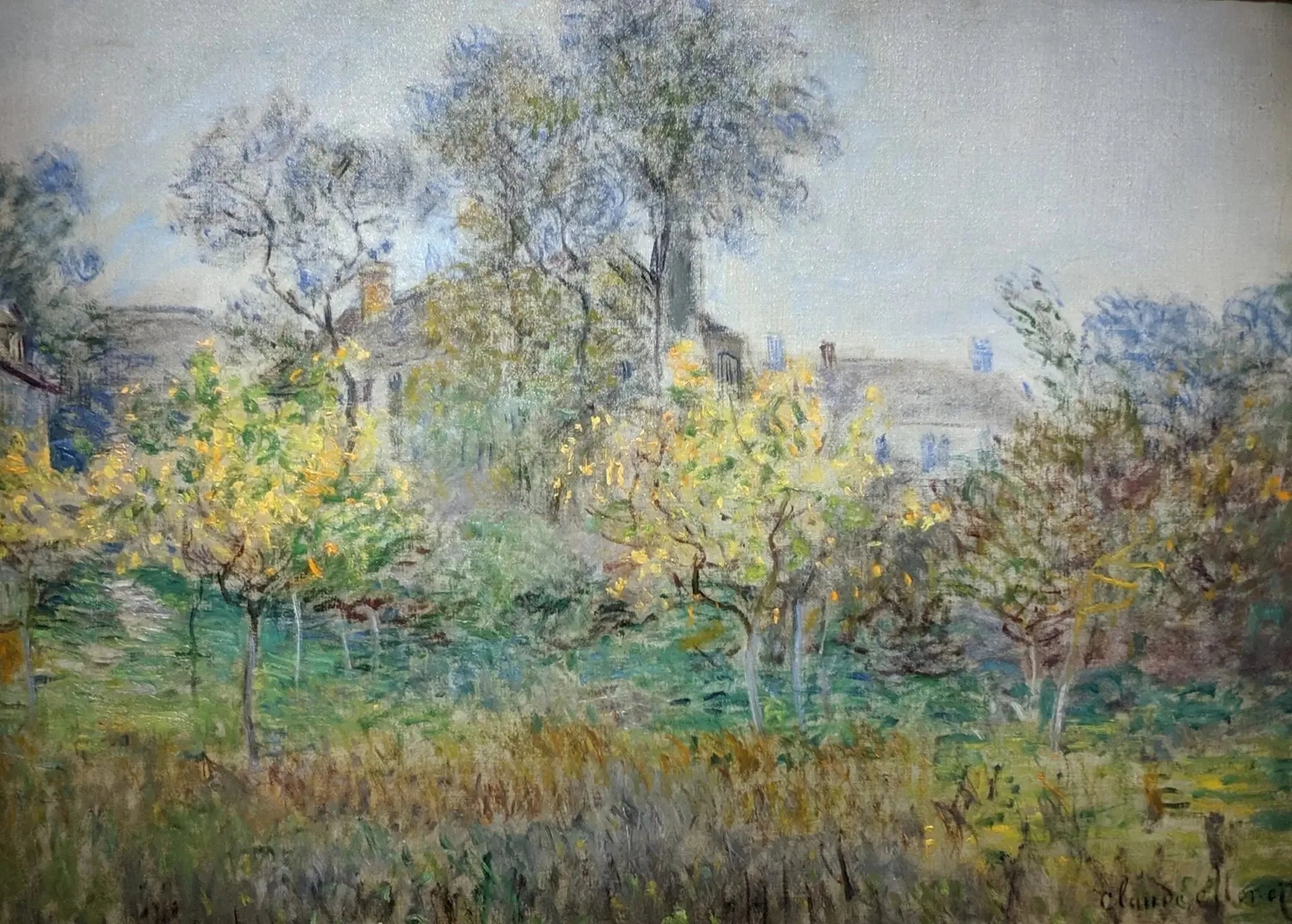 Le Verger - Claude Monet image 1 reproduction de peinture à l’huile