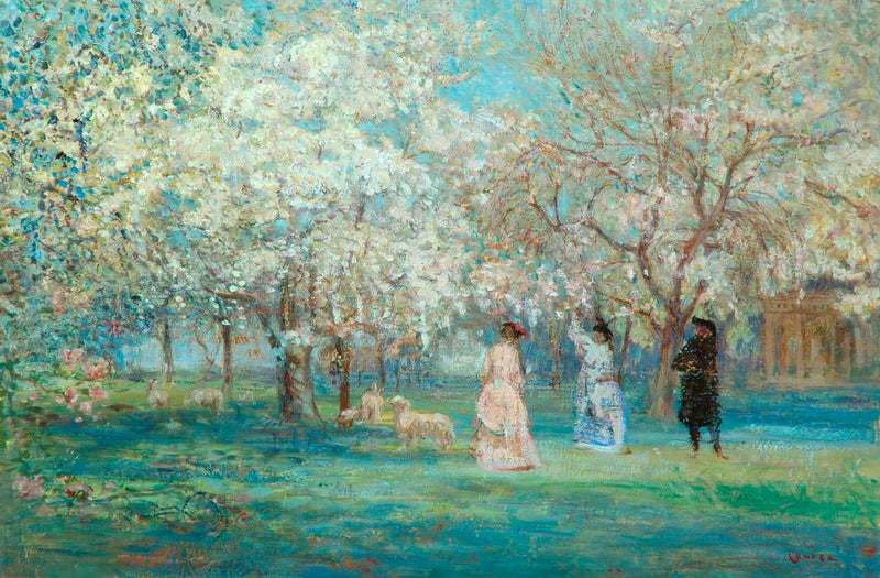 Frugtplantagen i blomst - Charles Conder