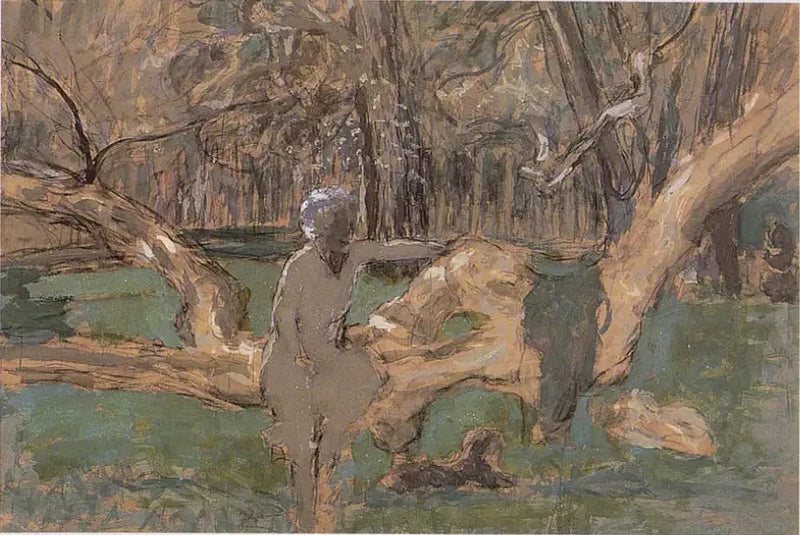 Den gamle træ - Édouard Vuillard