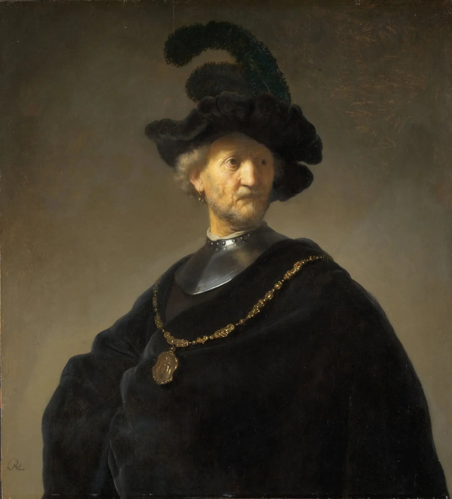 Den Gamle Mand med den Gyldne Kæde - Rembrandt