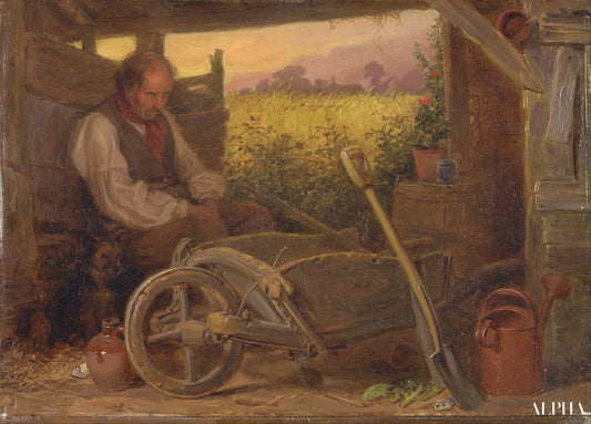 Le vieux jardinier - Briton Rivière - Reproductions de tableaux et peintures haut de gamme
