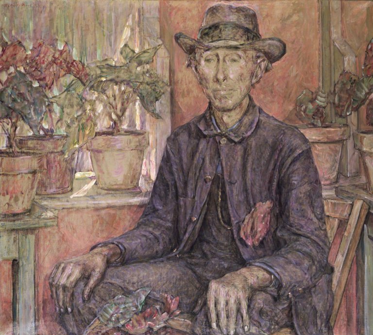 Den gamle gartner - Robert Lewis Reid
