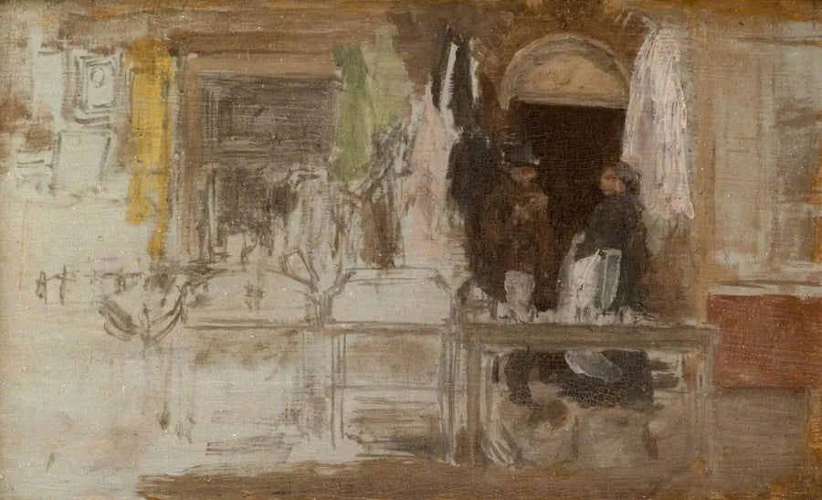 Den gamle tøjbutik, Houndsditch - James Abbott McNeill Whistler