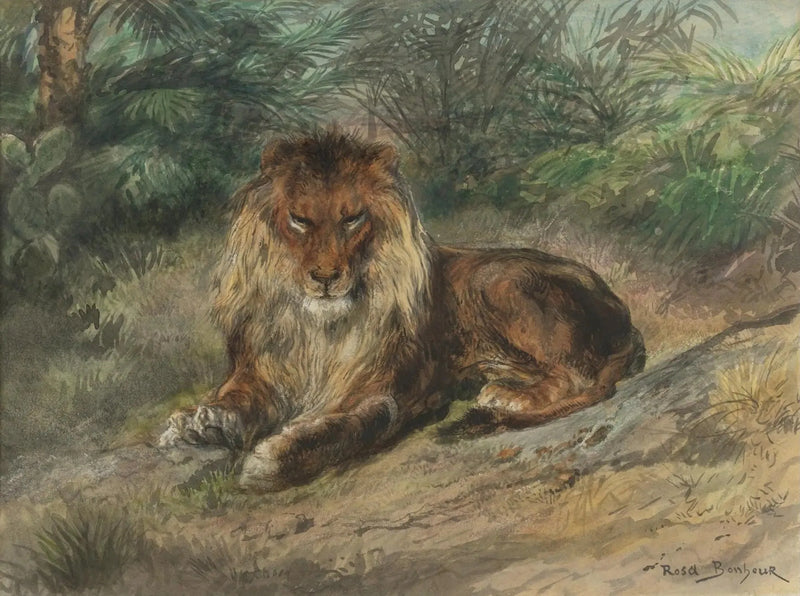 Den gamle monark - Rosa Bonheur