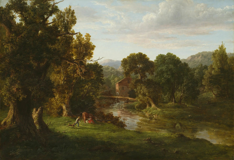 Den Gamle Mølle - George Inness