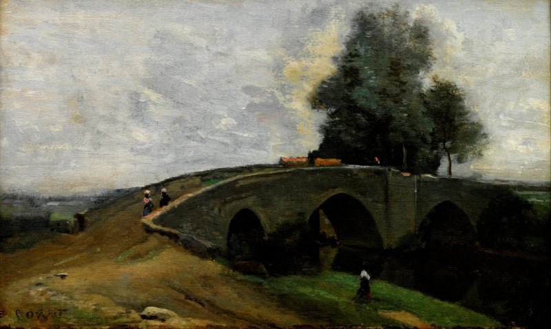 Den Gamle Bro - Jean-Baptiste Camille Corot