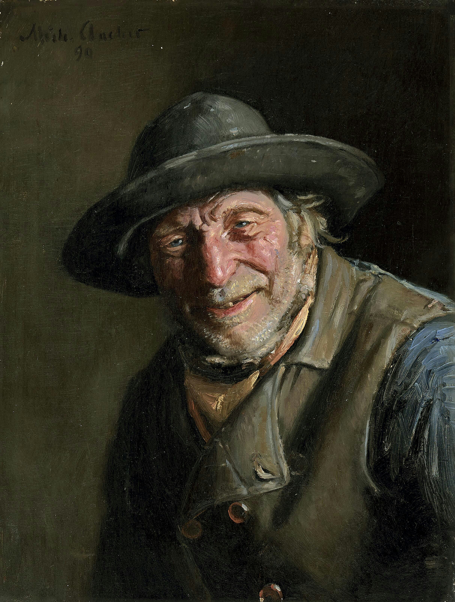 Gamle Seren. -Michael Peter Ancher
