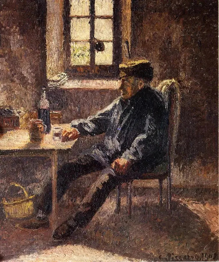 Den Gamle Vinbonde, Moret - Camille Pissarro