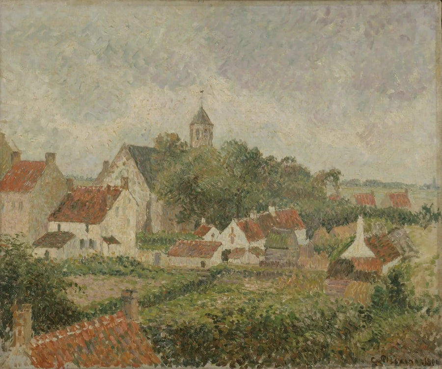 Landsbyen Knocke - Camille Pissarro