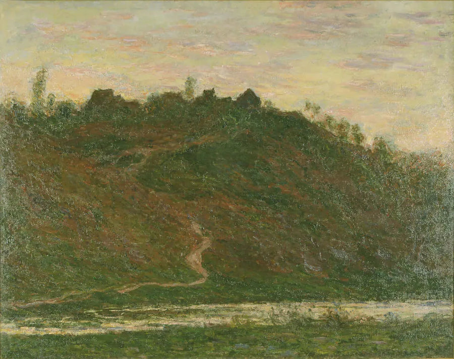 Landsbyen La Roche-Blond, Aftenens effekt - Claude Monet