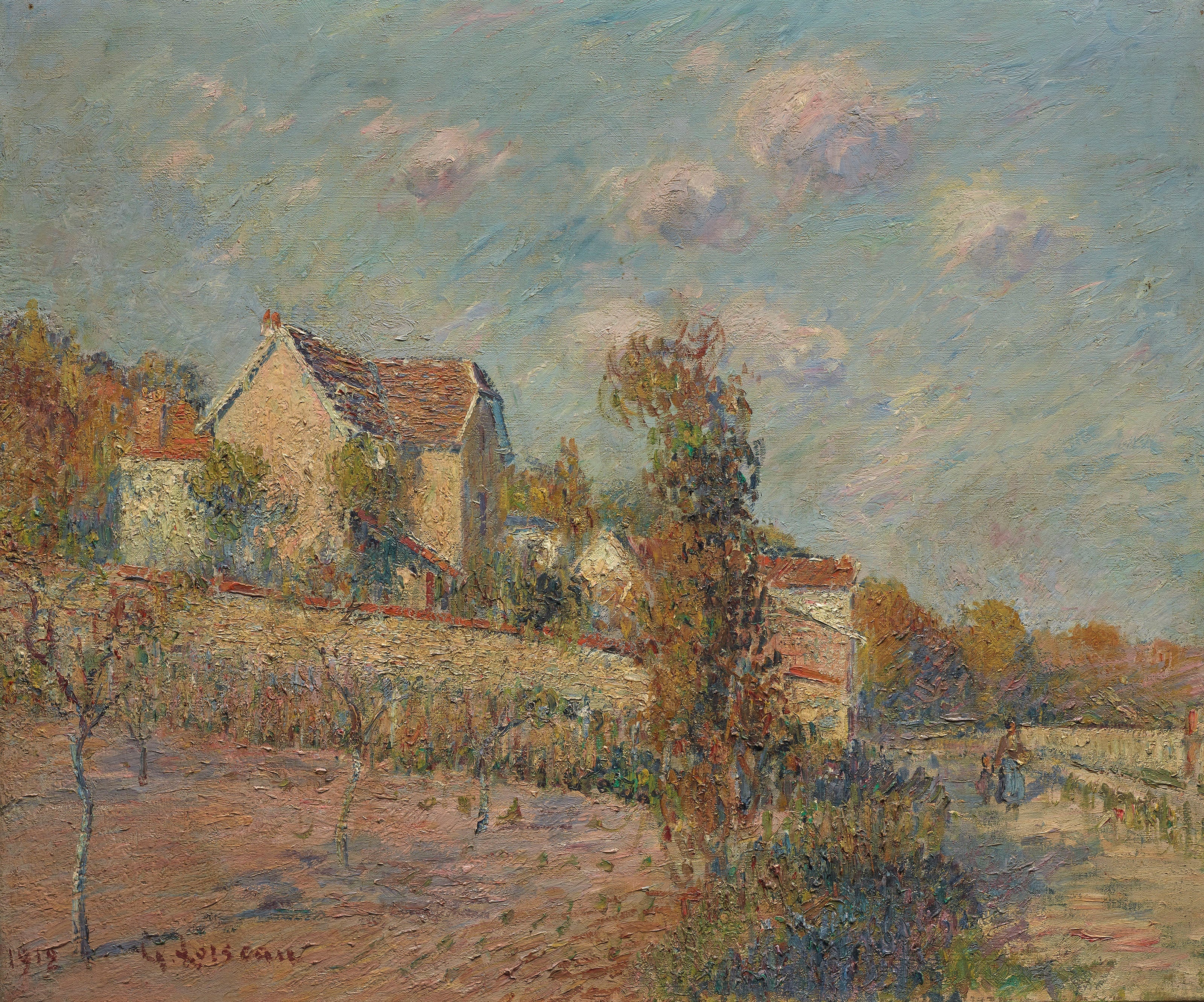 Le Village - Gustave Loiseau - Alpha Reproduction