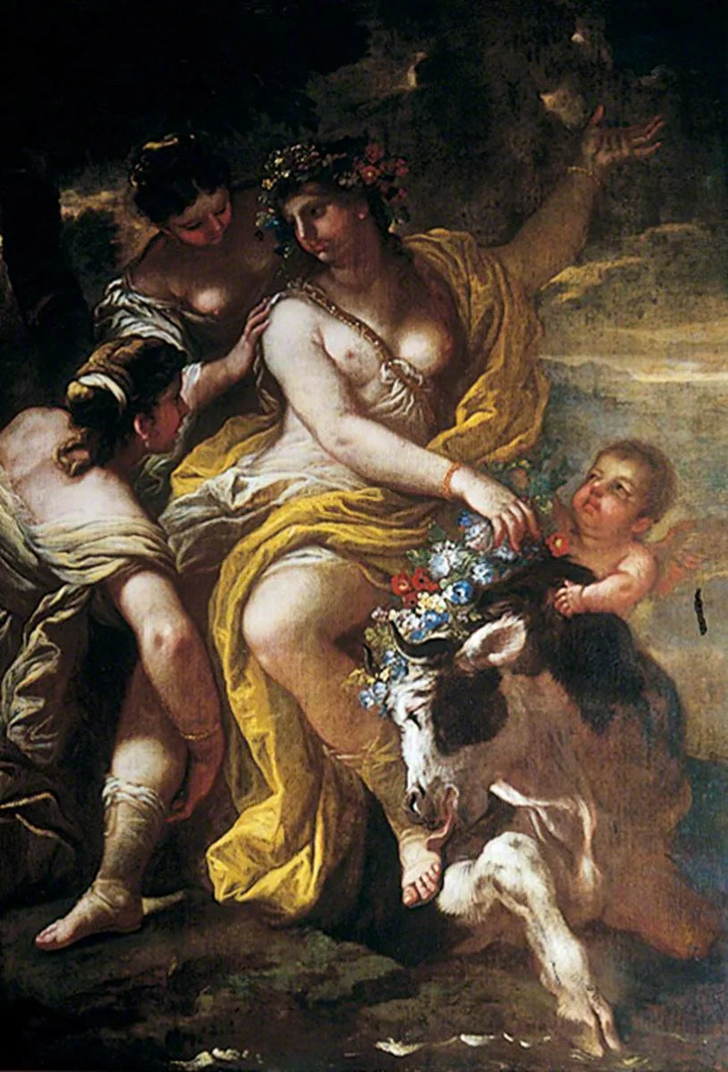 Europas voldtægt - Luca Giordano
