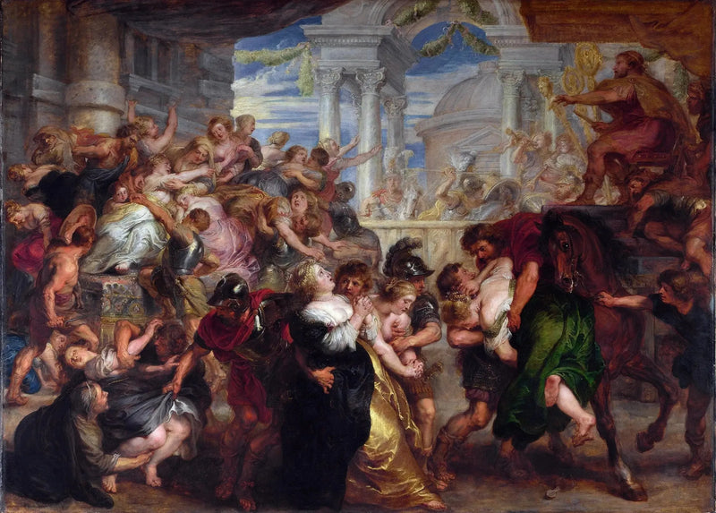 Sabinernes voldtægt - Peter Paul Rubens