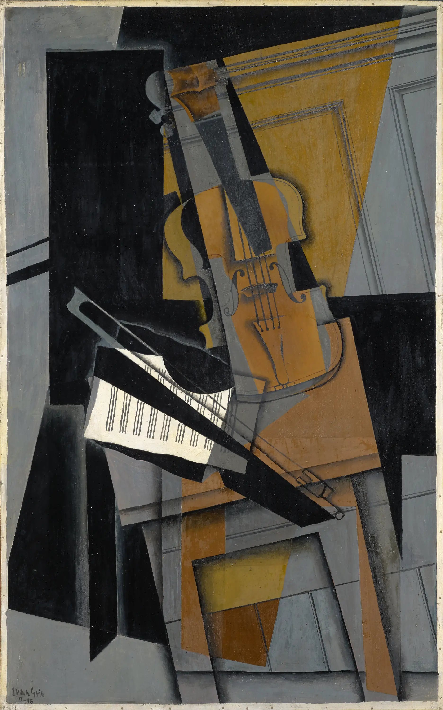 Le Violon - Juan Gris - Alpha Reproduction