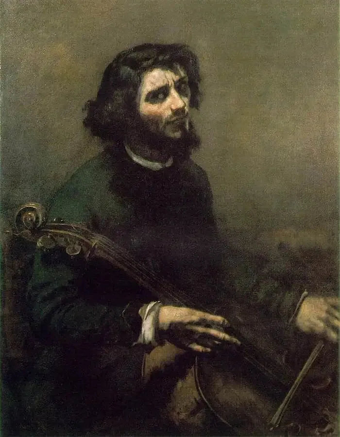 Celloisten - Gustave Courbet