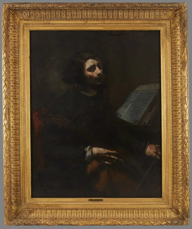 Celloisten - Gustave Courbet
