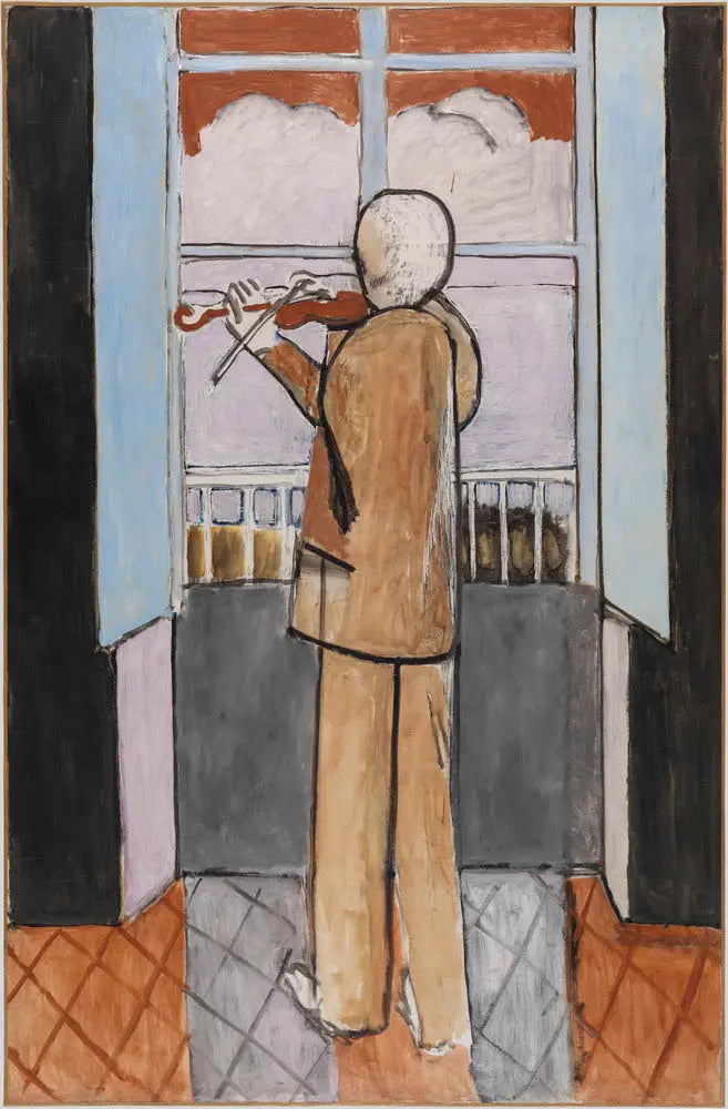 Violinisten ved vinduet - Henri Matisse