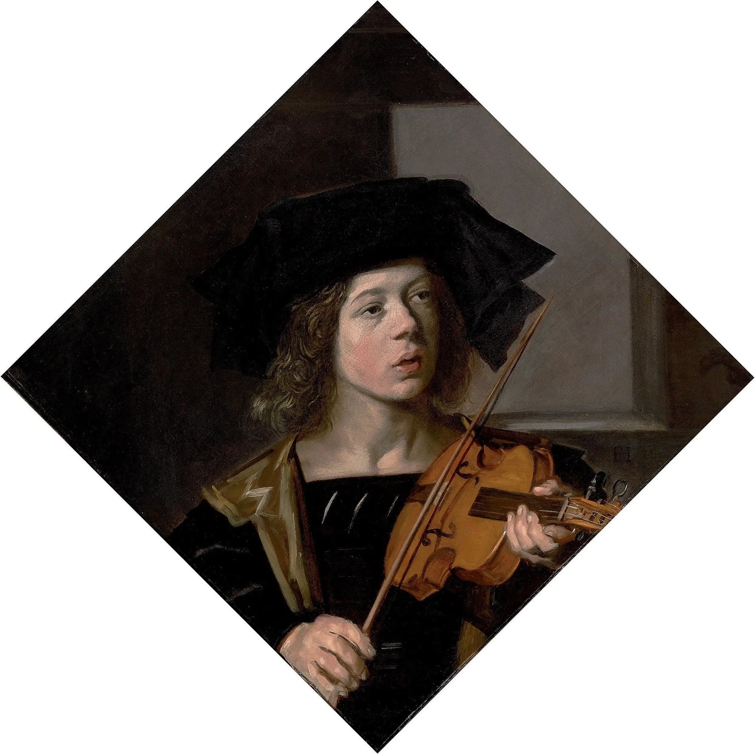 Le violoniste - Frans Hals - Alpha Reproduction