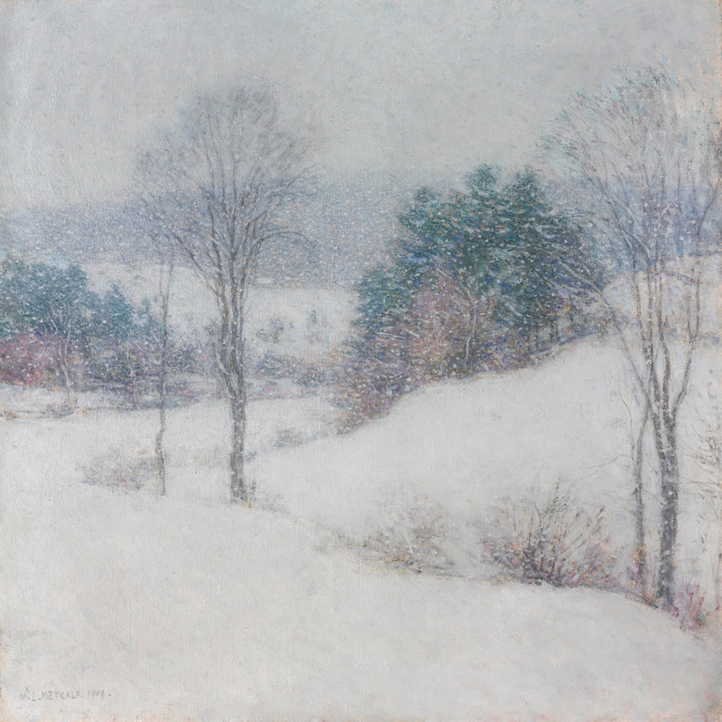 Den hvide slør - Willard Metcalf