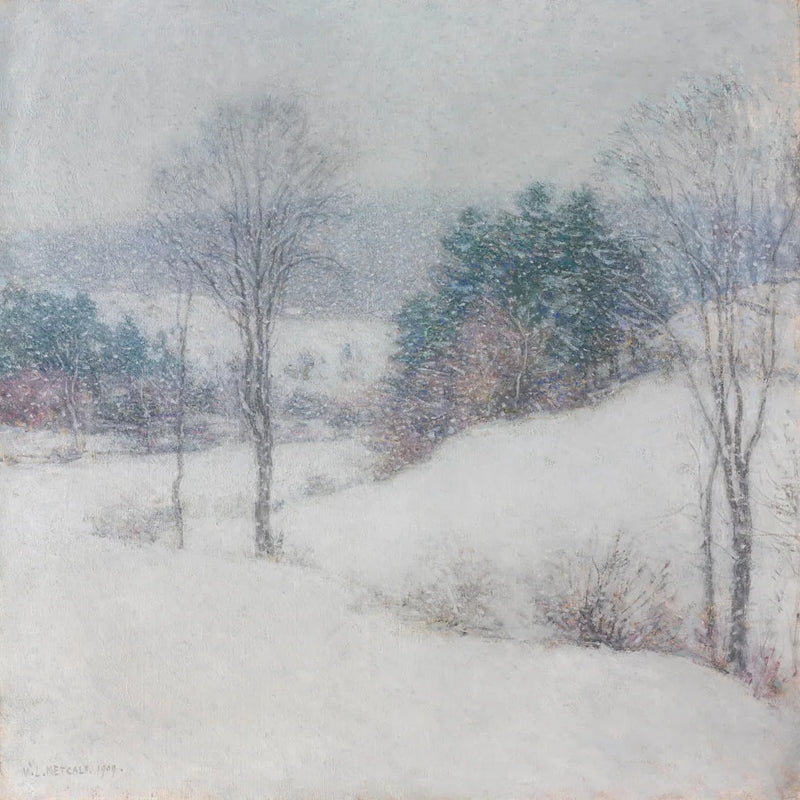 Den hvide slør - Willard Metcalf