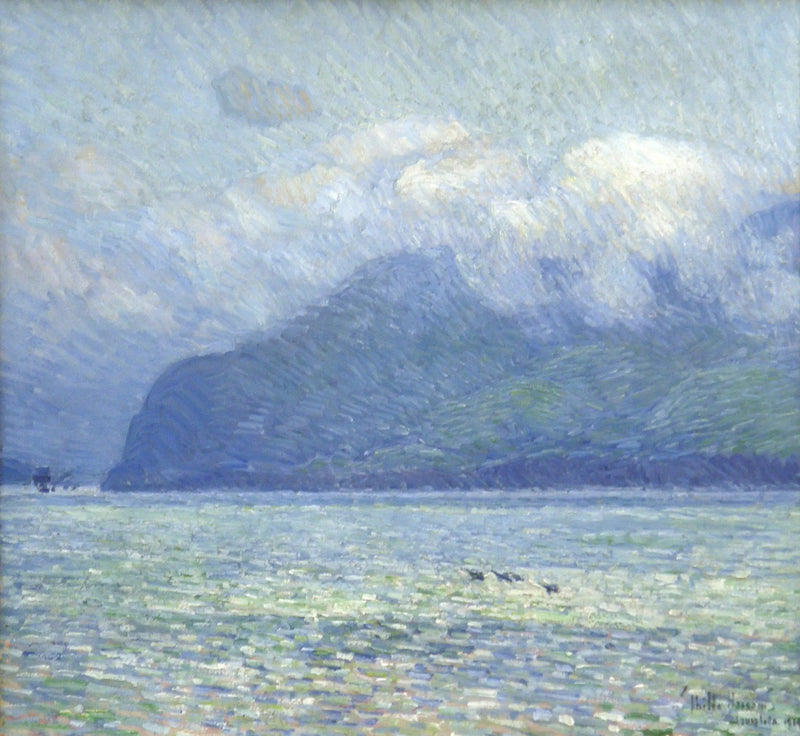 Sølvsløret og den Guldporte - Childe Hassam