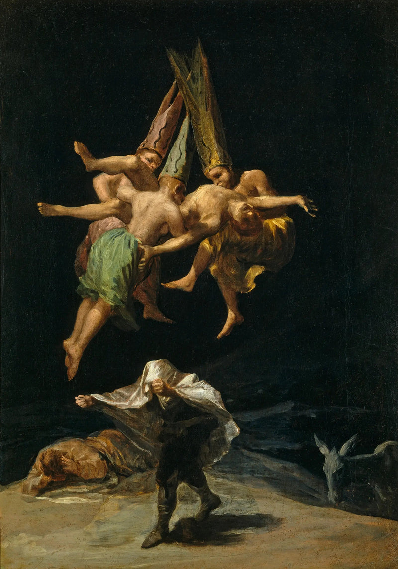 Heksenes Flugt - Francisco de Goya