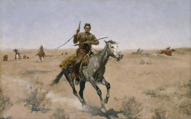 Flugten - Frederic Remington