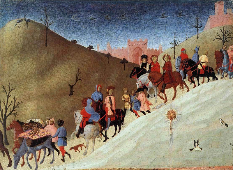 Kongernes rejse - Stefano di Giovanni (Sassetta)