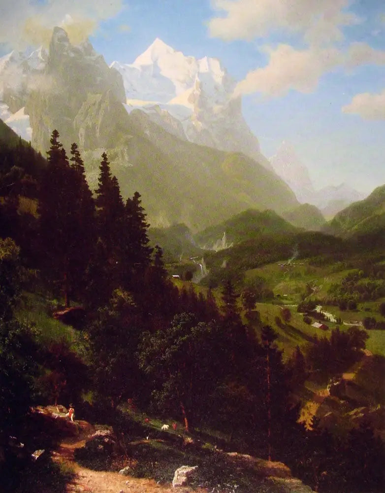 Le Wetterhorn - Albert Bierstadt - Alpha Reproduction