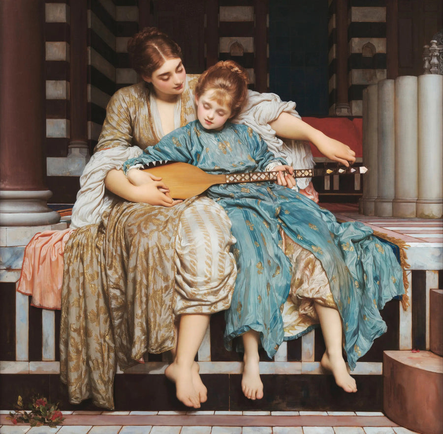 Musiklektion - Frederic Leighton