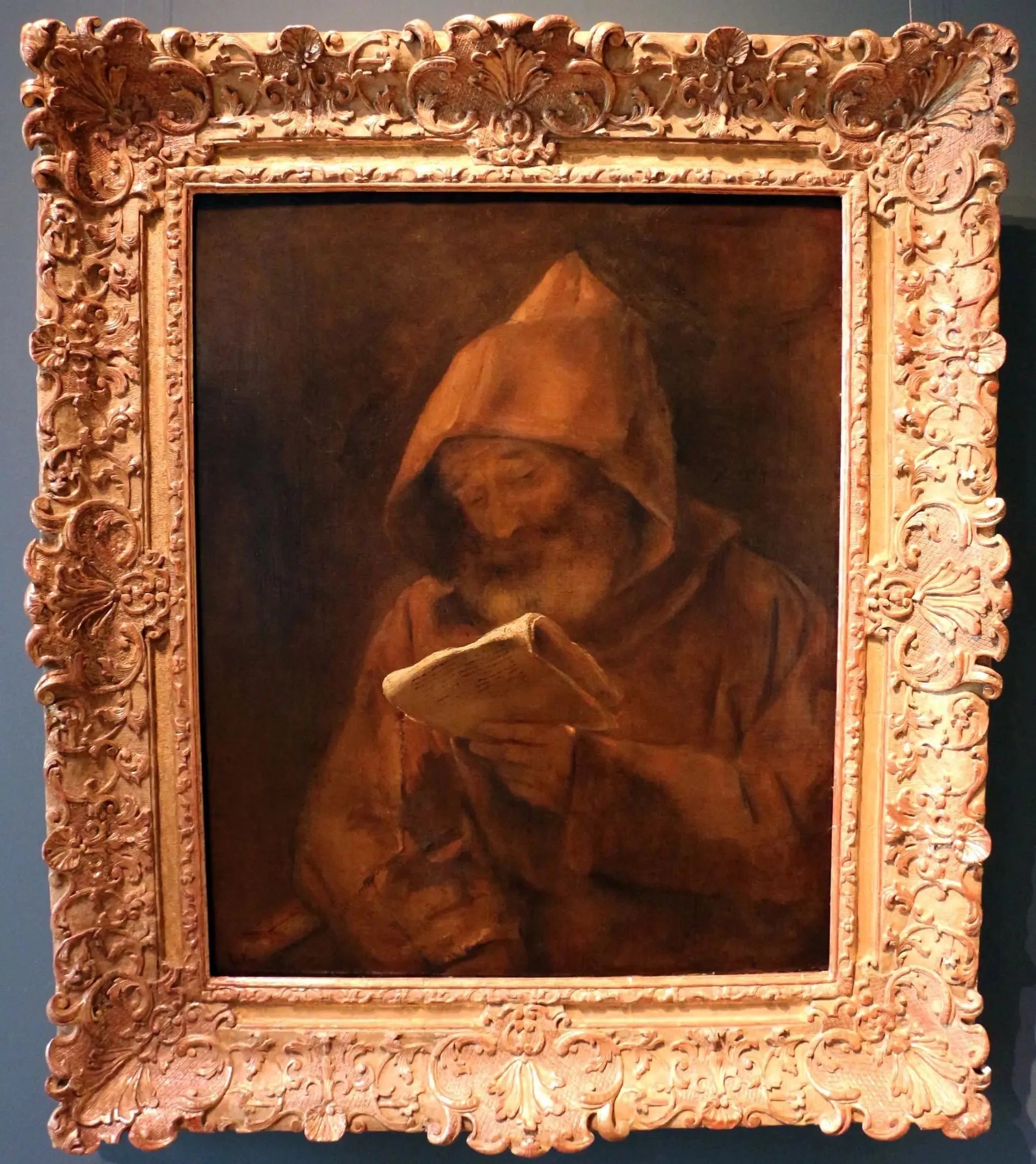 Lecture du moine - Rembrandt image 2 reproduction réalisée par Alpha Reproduction