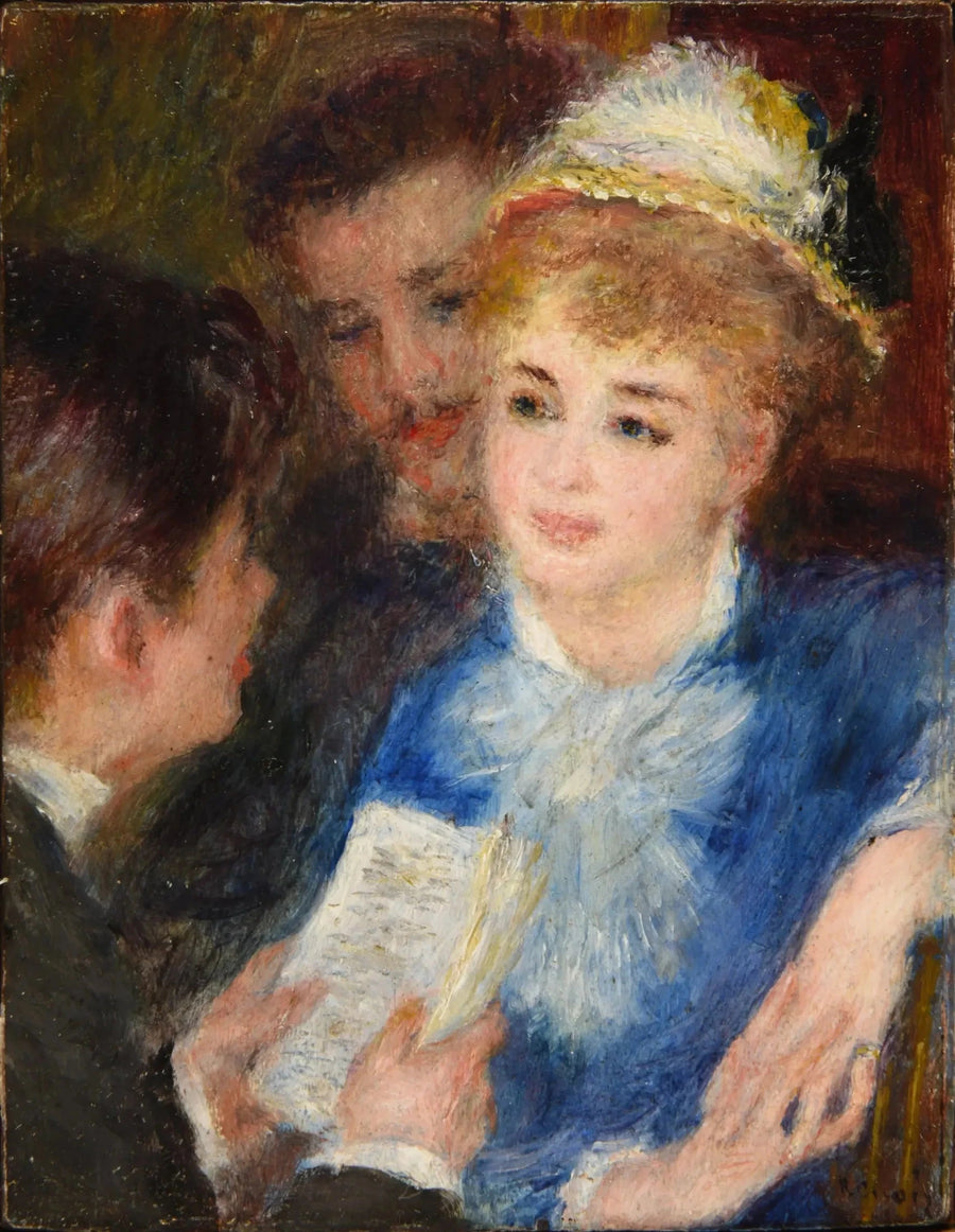 Rollen læses - Pierre-Auguste Renoir