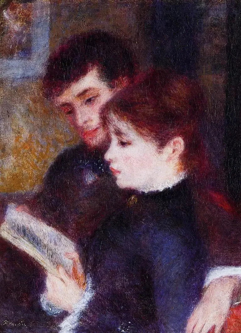 Læsning i par - Pierre-Auguste Renoir