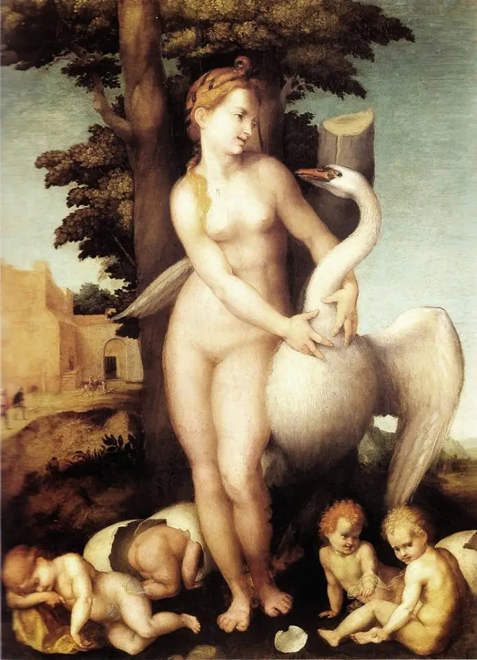 Leda og svanen - Andrea del Sarto