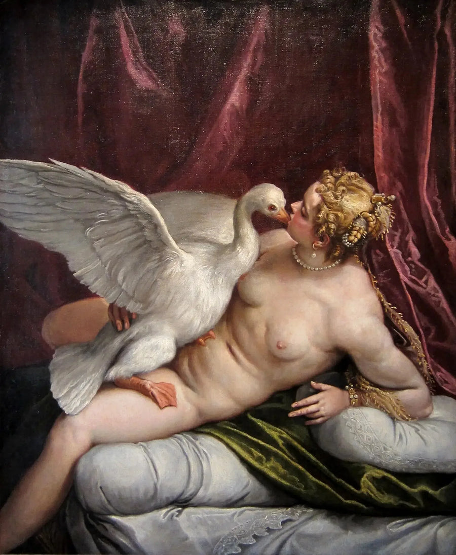 Leda og svanen - Paul Véronèse
