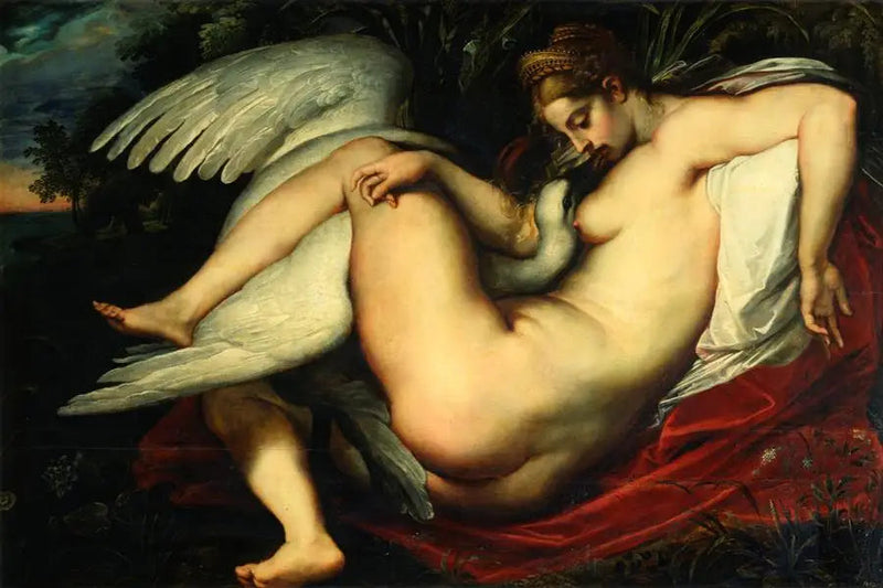 Léda og Svanen - Peter Paul Rubens