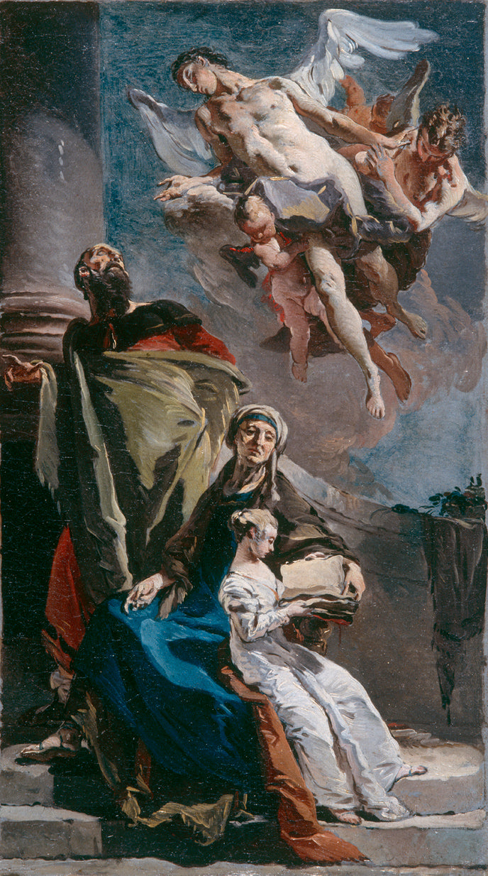 Jomfru Marias uddannelse - Giovanni Battista Tiepolo