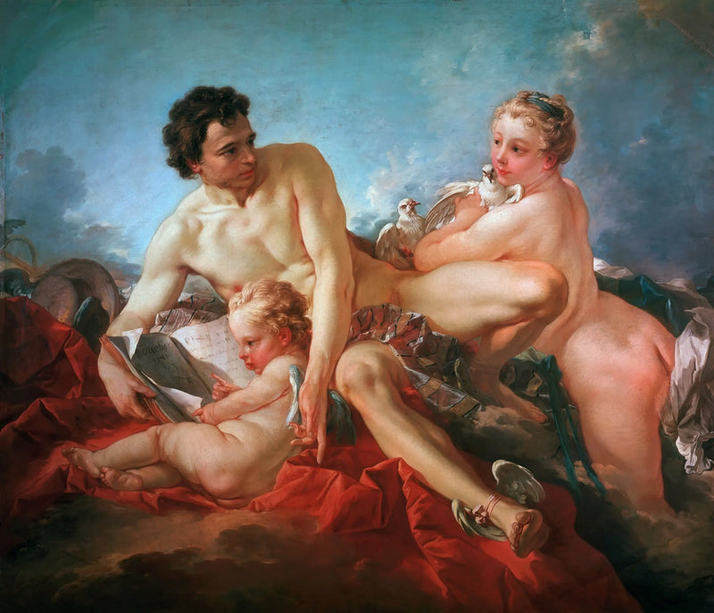 Uddannelsen af Kærligheden - François Boucher
