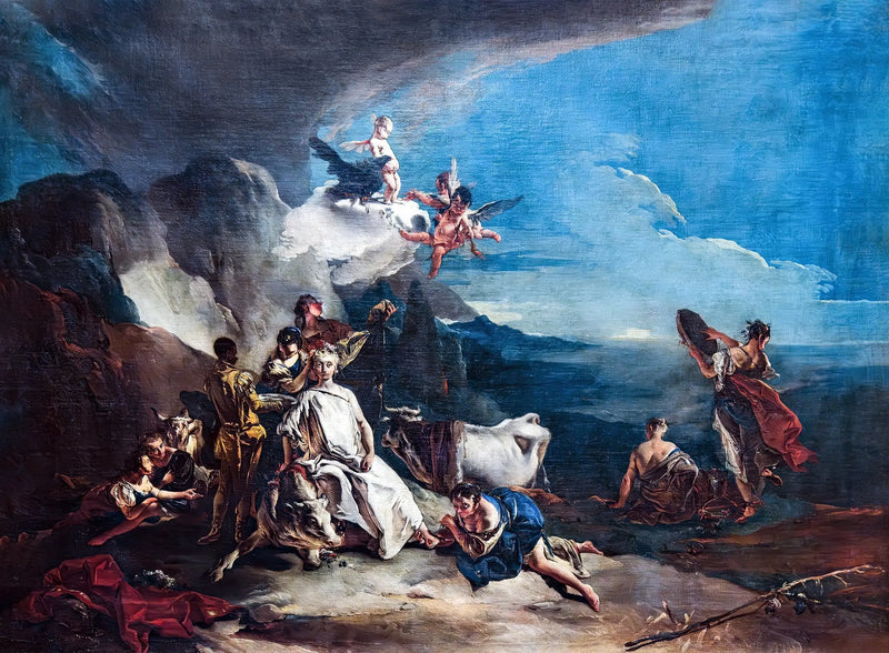 Europas bortførelse - Giovanni Battista Tiepolo